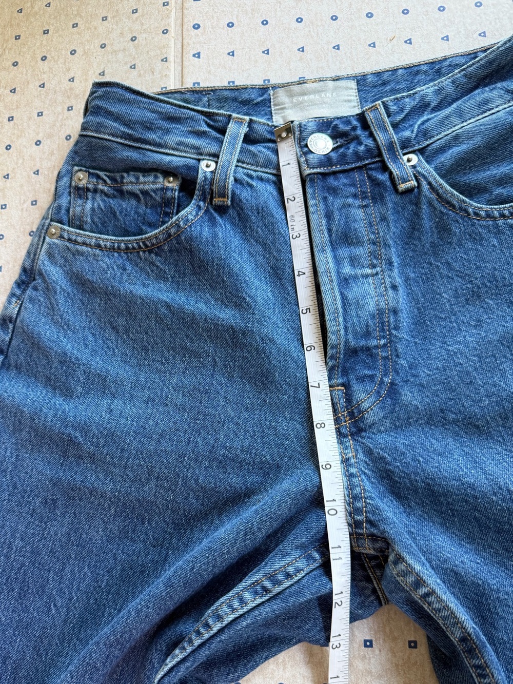 Everlane The Curvy ’90s Cheeky Straight Jean Organic Cotton Medium Wash size 26 - Picture 11 of 13